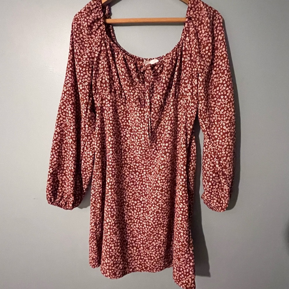 Dry goods brown floral dress
